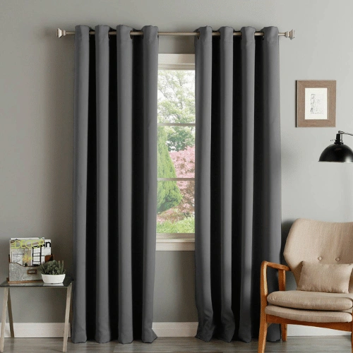 Blackout Curtain Grey