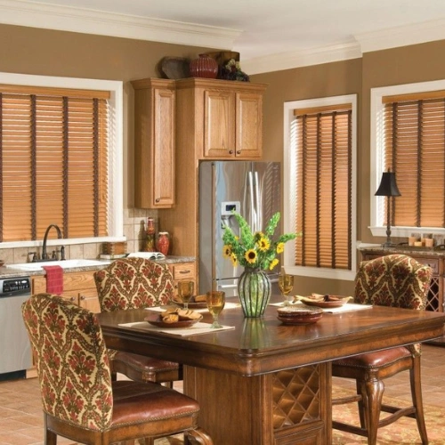 Faux Wood Blinds in Dubai