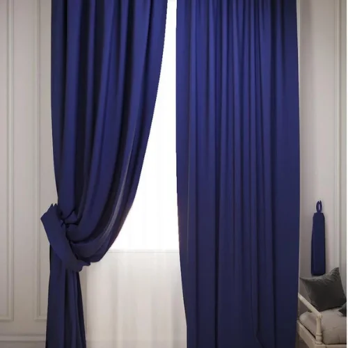 blue living room curtains Dubai