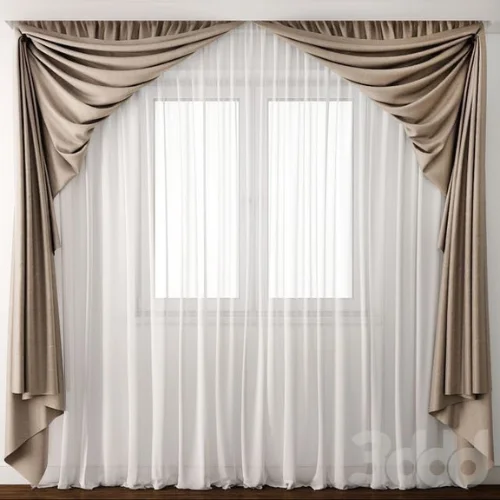grey curtains living room design Dubai