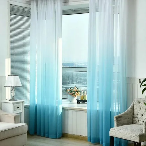 how to layer sheer and blackout curtains Dubai