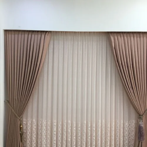 living room curtain design Dubai