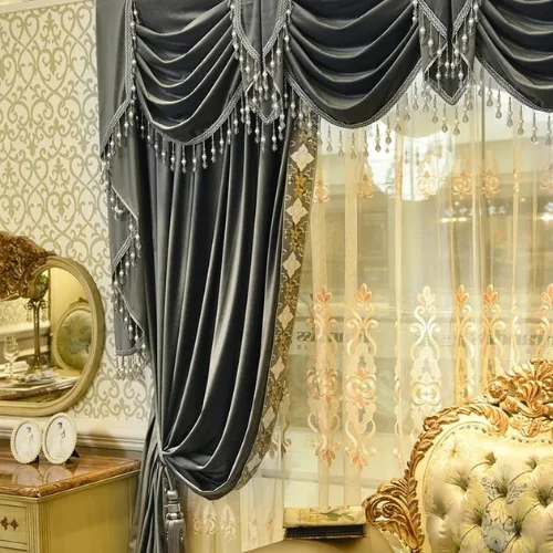 short window curtains for living room Dubai