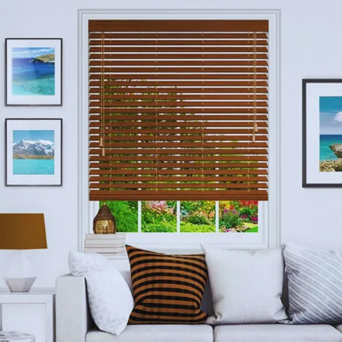 wooden louver blinds