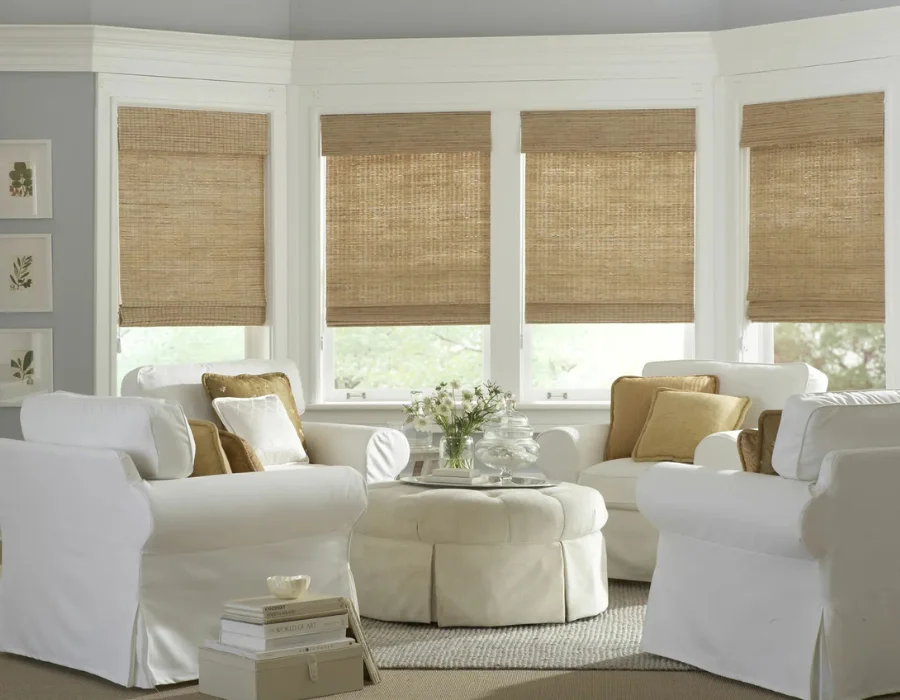 Bamboo Roman Blinds