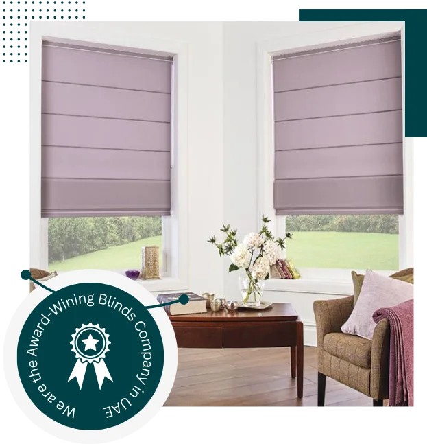 Roman Blinds Curtains in DUbai