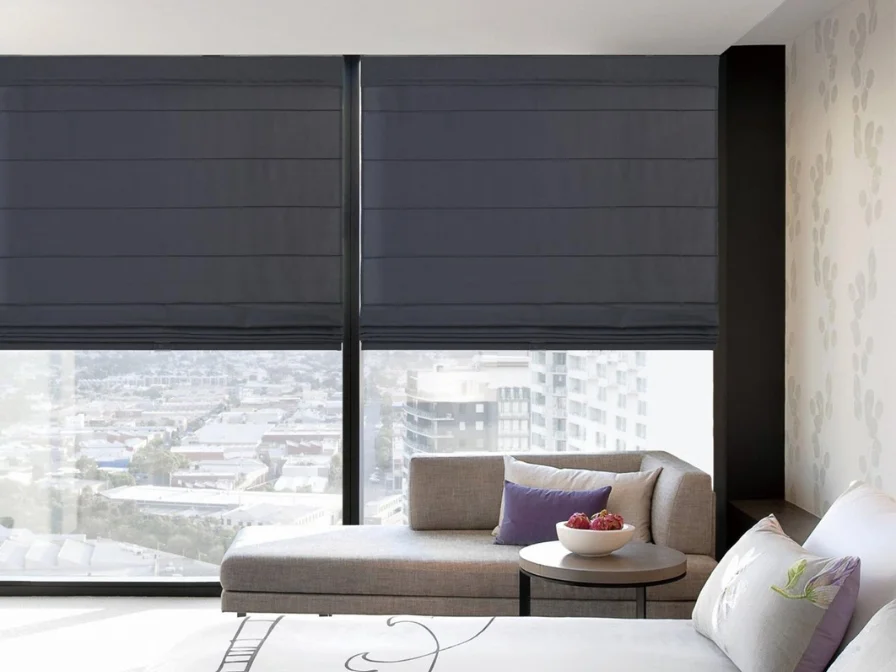 Roman Blinds in Bedroom DUbai