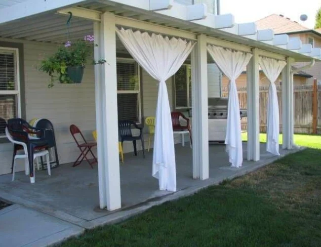 outdoor privacy curtains