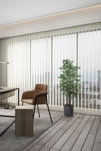 Control Light with Office Vertical Blinds in Dubai