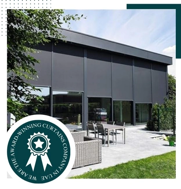 Modern Outdoor blinds are available