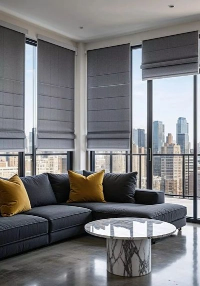 Roman panels blinds in Dubai