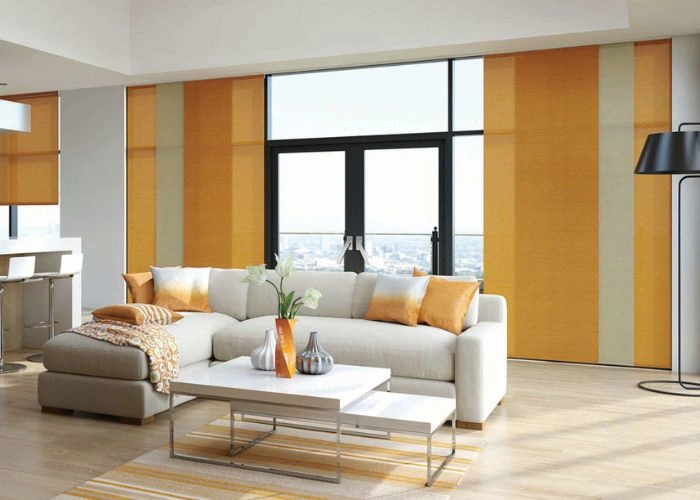 Sliding panel blinds