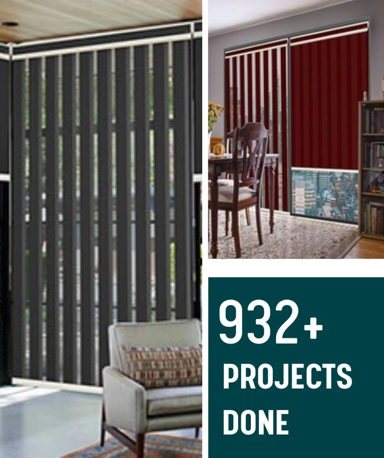 Aric Blinds in living Areas Dubai