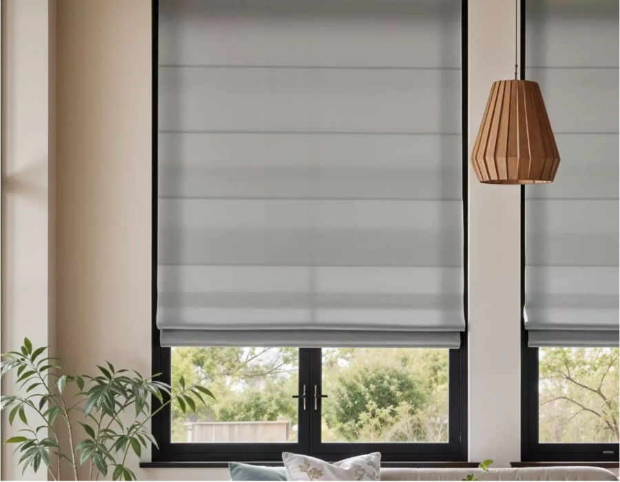 Modern Living Room Blinds Dubai – Stylish Window Solutions in Dubai