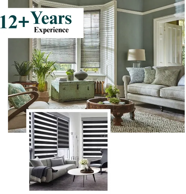 Affordable living room blinds wide fabric Dubai