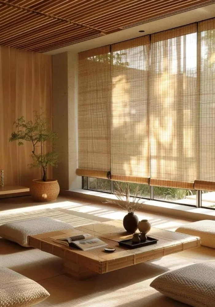 Bamboo Blinds For Balcony in Dubai