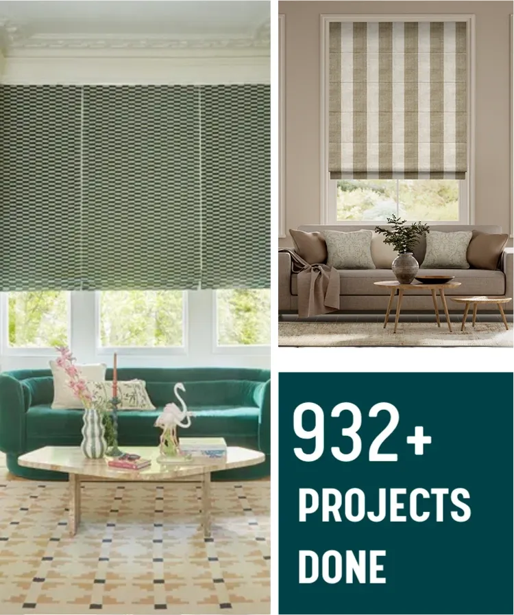 Best custom-made living room blinds Dubai