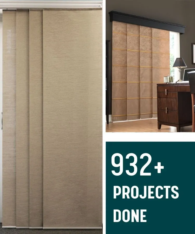 Premium panel blinds for modern UAE interiors