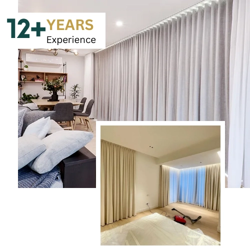 Blackout curtain installation