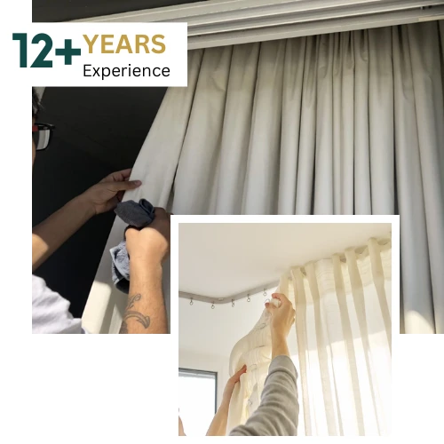 Professional curtain fixing service