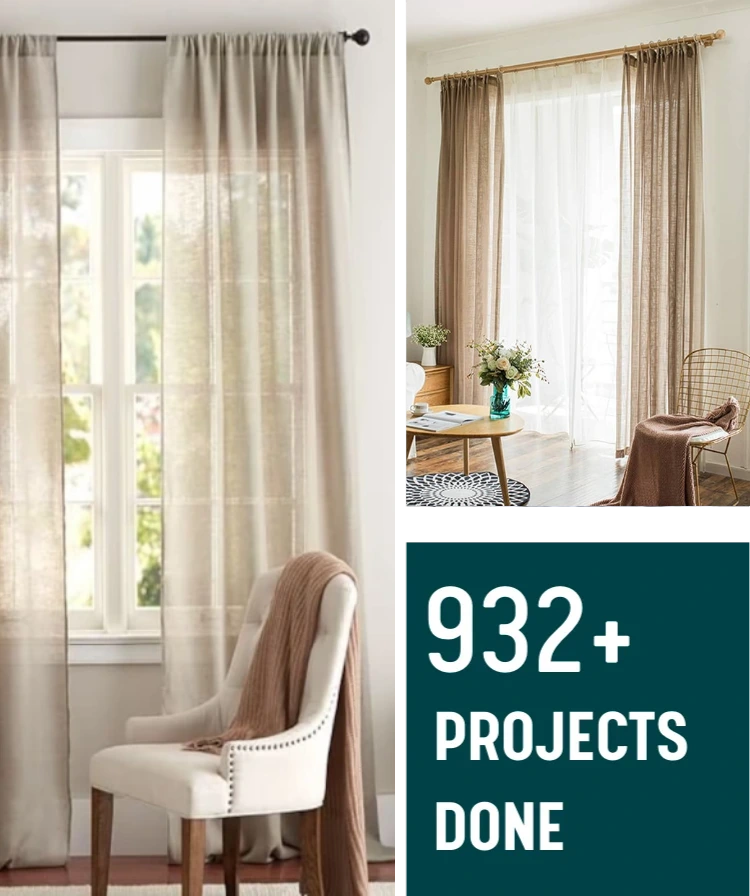 Hotel curtains usage areas