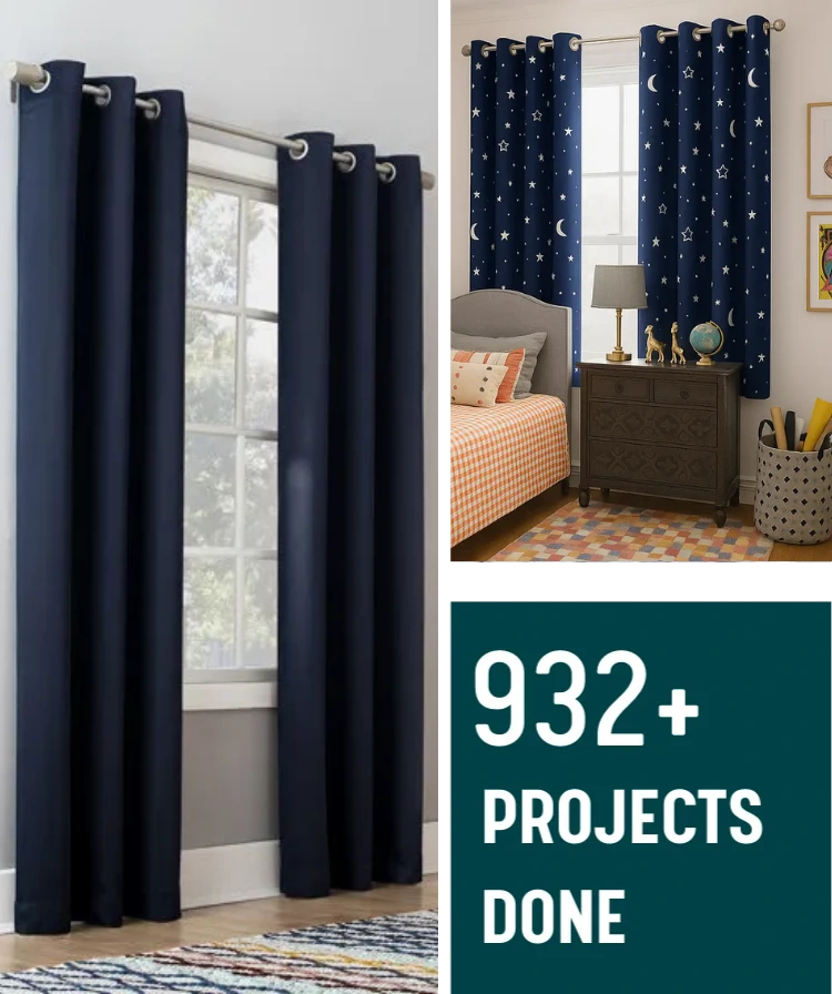 Kids curtains usage areas