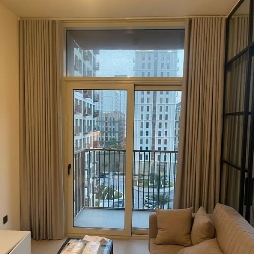 Wave window curtains