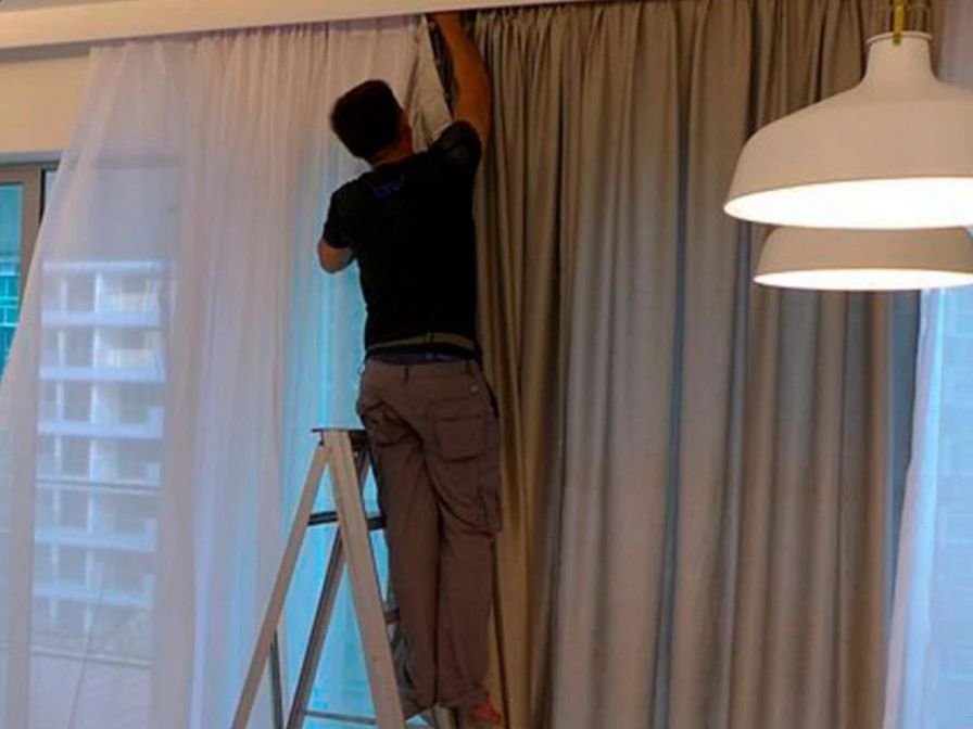 Bespoke curtain fixing options