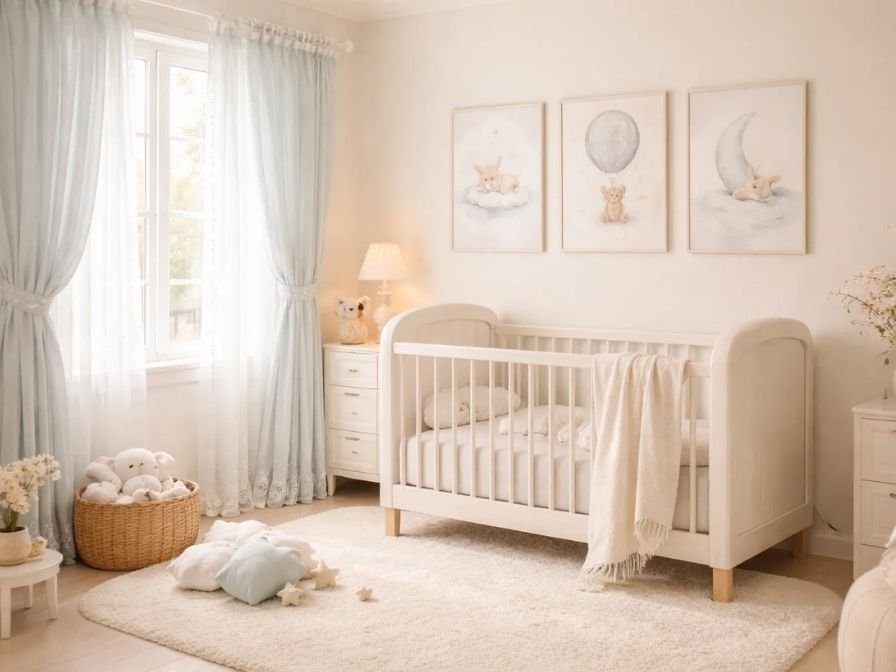 Kids curtain fabric selection