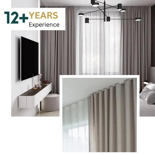 Hotel curtain installation service