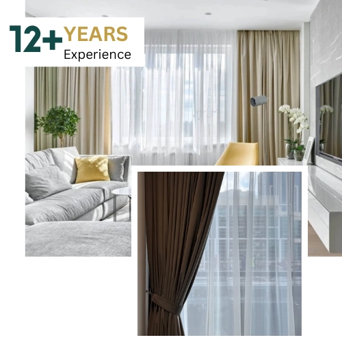 Velvet curtain installation service