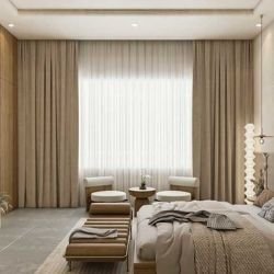 Ripple fold curtains