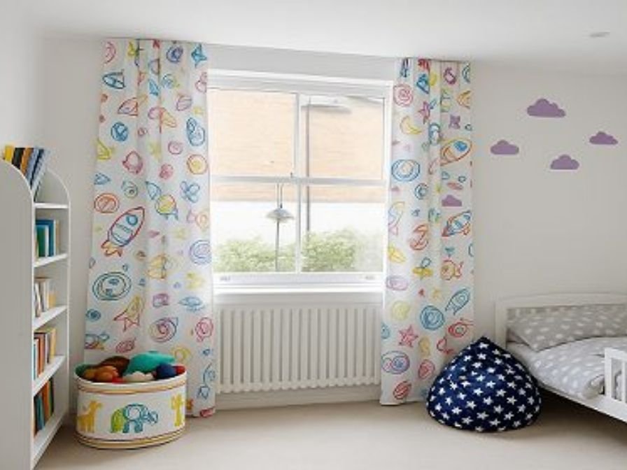 Custom kids curtain designs