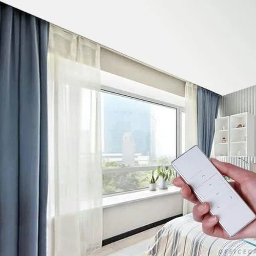 Automated office curtain control system