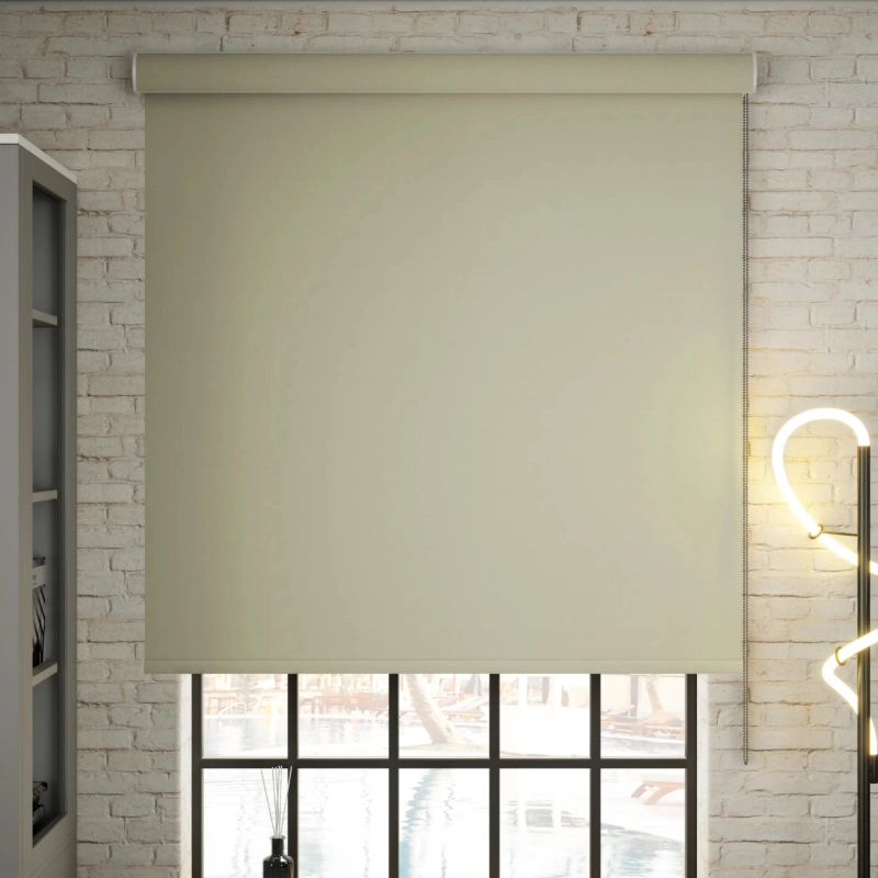 Blackout Roller Blinds Off-White