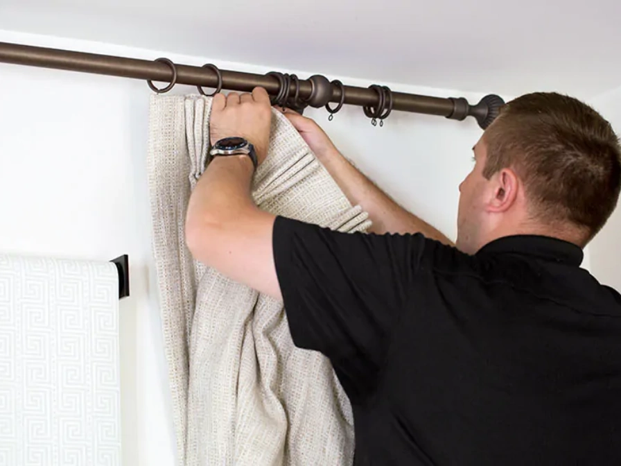 Ceiling curtain installation Dubai