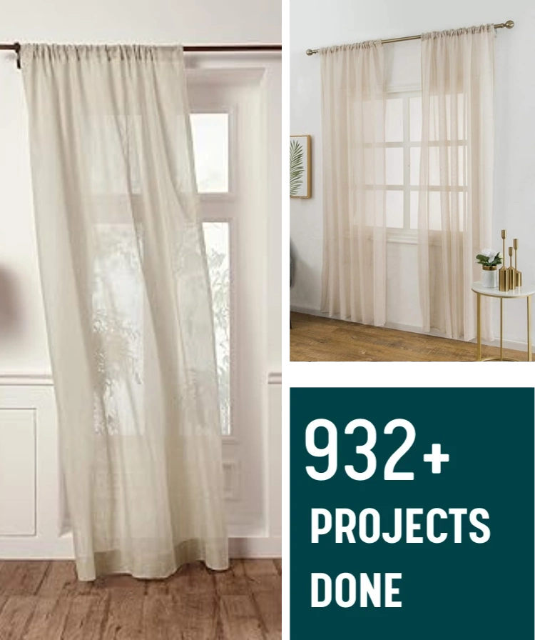 Chiffon curtains usage Dubai