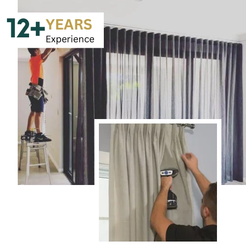 Professional curtain installers Dubai