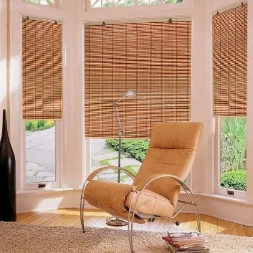 Modern Custom Bamboo Blinds
