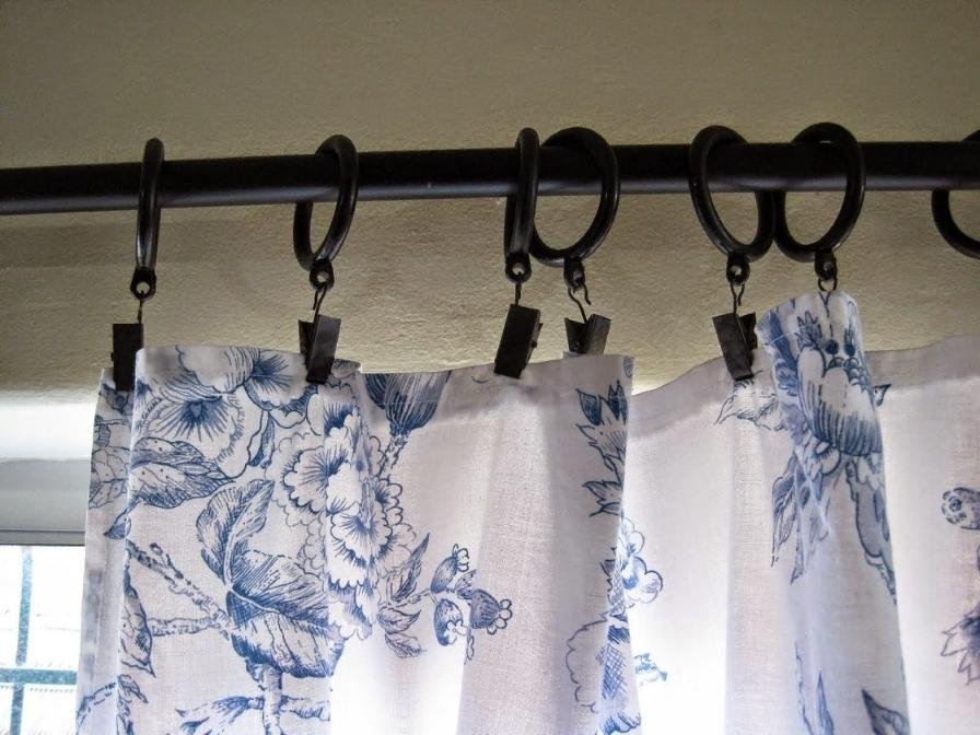 Curtain clip size customization