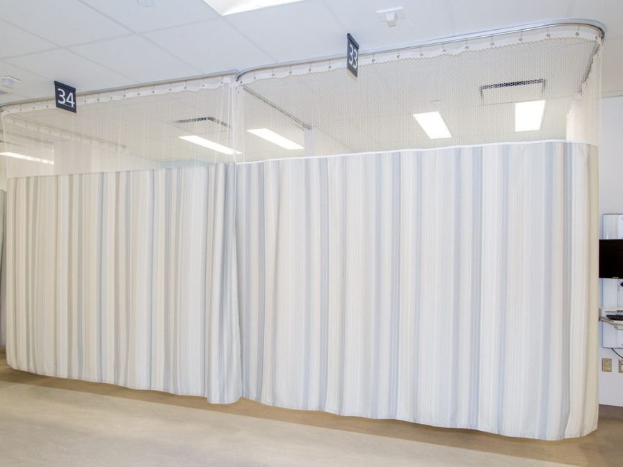 Hospital curtain size customization
