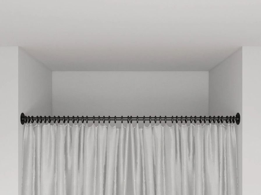 Curtain rail size customization