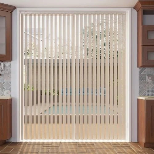 Durable PVC vertical slats