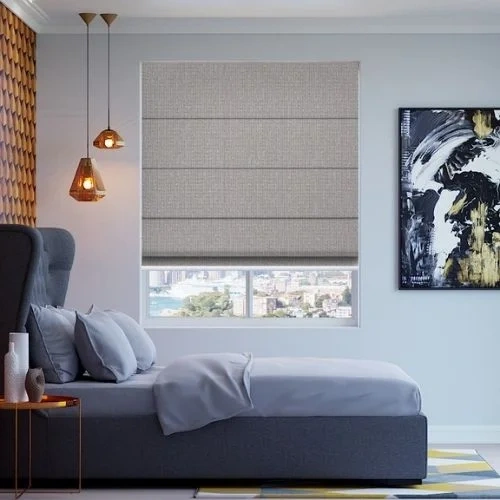 Soft fabric Roman blinds