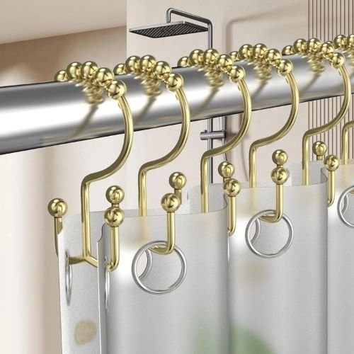 S shaped curtain hooks