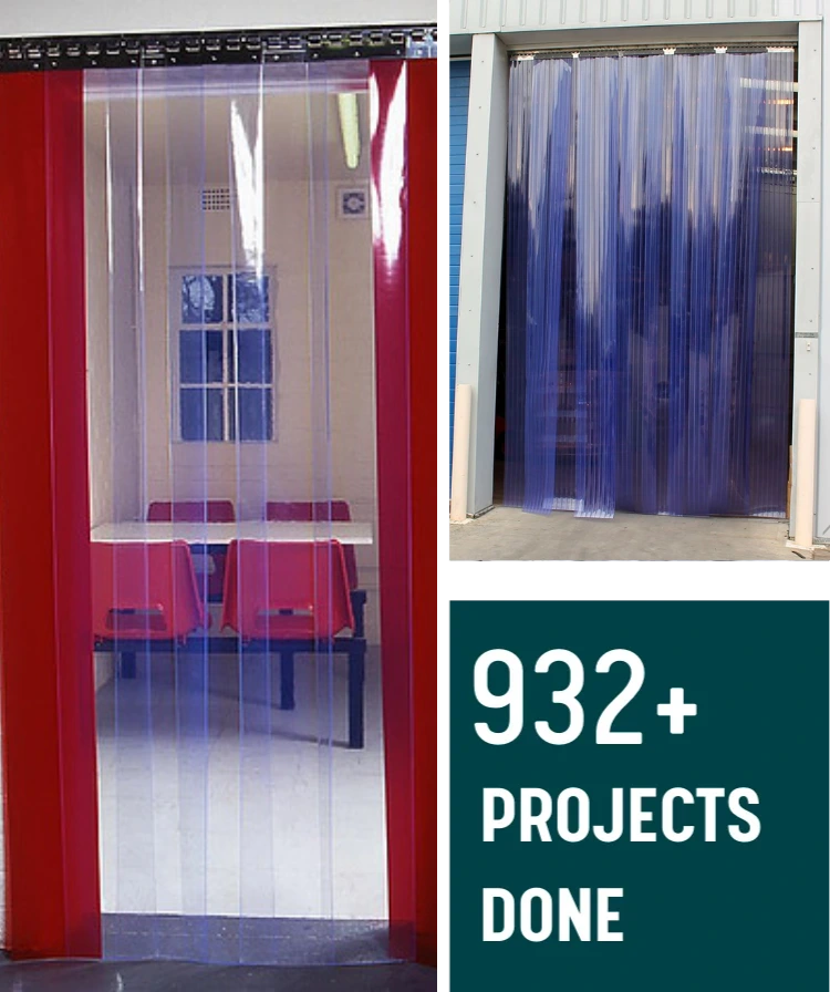 PVC curtains usage Dubai