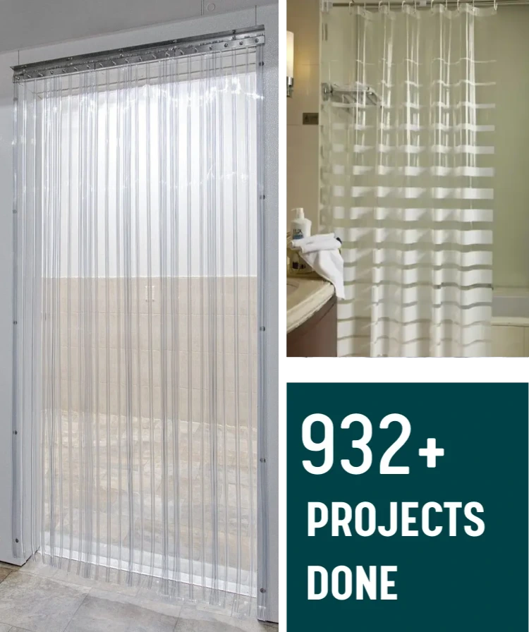 Plastic curtains usage Dubai