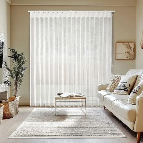 Light filtering vertical slats