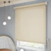 Minimal roller blind inside room