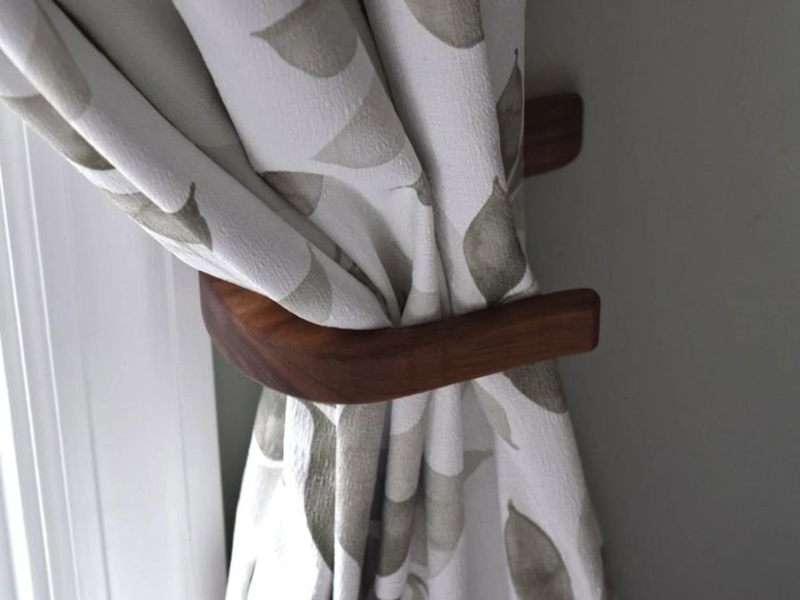 Curtain holder finish options